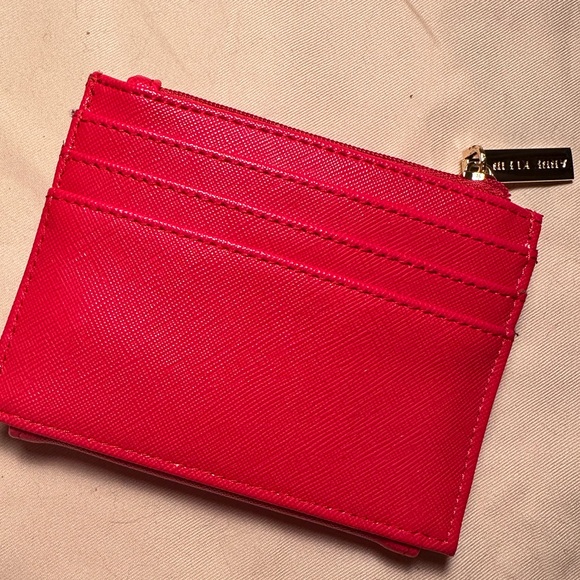 Anne Klein red polyester wallet - NWOT - Picture 2 of 5